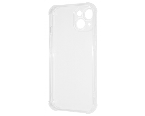 Чохол WXD Silicone 0.8 mm HQ iPhone 15 Plus transparent PLS-00-00109353