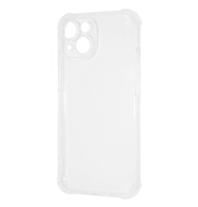 Чохол WXD Silicone 0.8 mm HQ iPhone 15 Plus transparent PLS-00-00109353