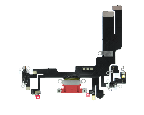 Шлейф iPhone 14 з роз'ємом зарядки red (Original China) PLS-00-00107166