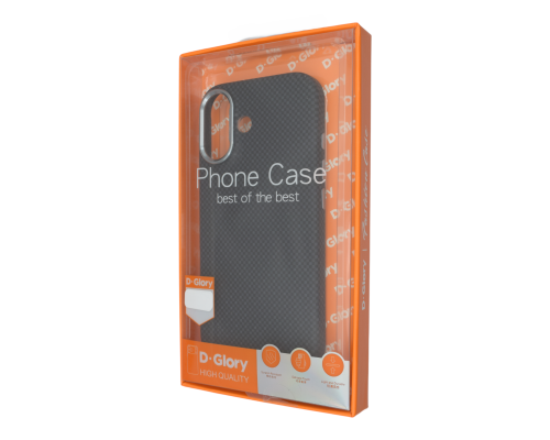 Чохол D Glory Ultra Slim with MagSafe iPhone 16 black PLS-00-00145348