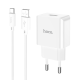 Зарядний пристрій Hoco C106A 10.5W 2.1A 1USB-A з кабелем Type-C white PLS-00-00102077