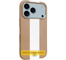 Чохол шкіряний Rally with Magnetic для iPhone 17 beige white PLS-00-00160000