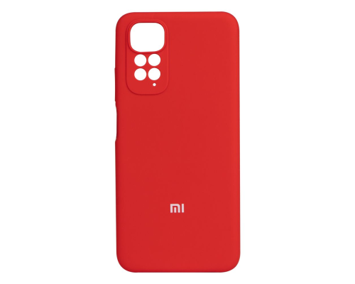 Чохол Silicone Cover Full Camera Xiaomi Redmi Note 11 red PLS-00-00103536