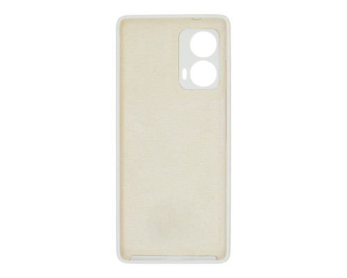 Чохол Silicone Cover Full Camera Moto Edge 50 Fusion white PLS-00-00146951