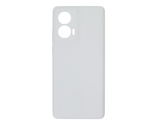 Чохол Silicone Cover Full Camera Moto Edge 50 Fusion white PLS-00-00146951