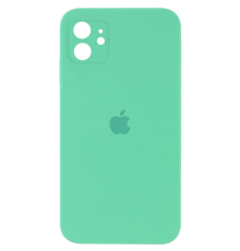 Чохол Silicone Case Full Camera Protective iPhone 12 spearmint PLS-00-00104601
