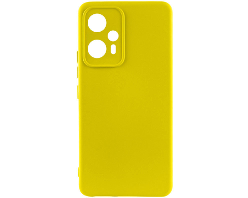 Чохол Silicone Cover Full Camera Xiaomi Redmi Note 12T Pro yellow PLS-00-00118642