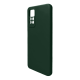 Чохол Silicone Cover Full Camera Xiaomi Redmi Note 12 Pro 4G dark green PLS-00-00117526