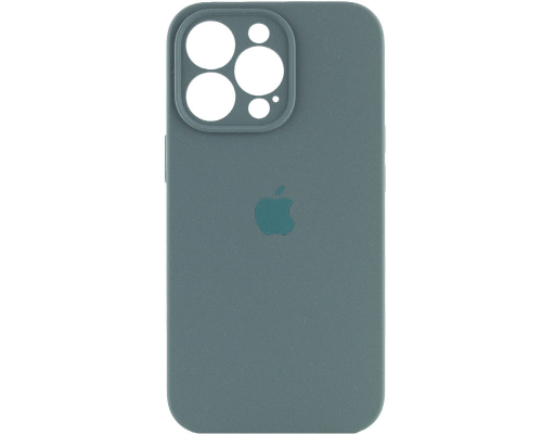 Чохол Silicone Case Full Camera Protective iPhone 14 pine green PLS-00-00104551