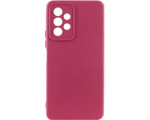 Чохол Silicone Cover Full Camera Samsung A135 Galaxy A13 marsala PLS-00-00118248