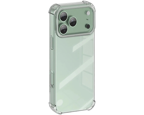 Чохол WXD Silicone 0.8 mm HQ iPhone 17 Pro transparent PLS-00-00147804