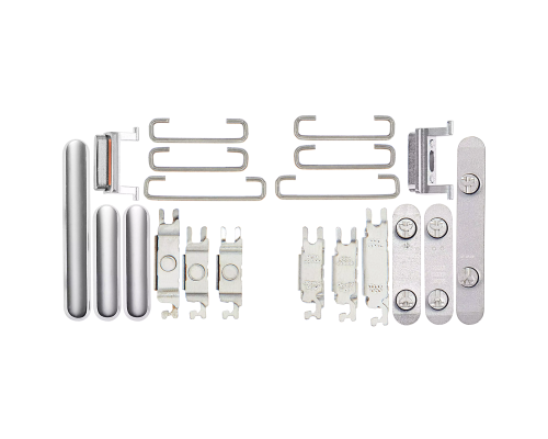 Комплект бічних кнопок корпусу для Apple iPhone 11 Pro silver PLS-00-00077790