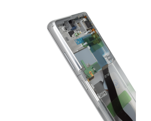 Дисплей Samsung G998 Galaxy S21 Ultra з сенсором та рамкою silver (Original Assembled) PLS-00-00157776