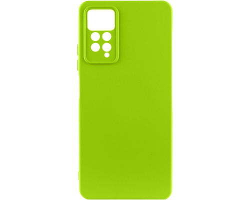 Чохол Silicone Cover Full Camera Xiaomi Redmi Note 11 Pro 5G neon green PLS-00-00118628
