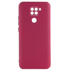 Чохол Silicone Cover Full Camera Xiaomi Redmi Note 9 marsala PLS-00-00103703