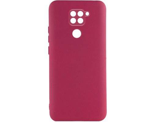 Чохол Silicone Cover Full Camera Xiaomi Redmi Note 9 marsala PLS-00-00103703