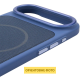 Чохол TechWoven Hybrid with Magnetic для iPhone 17 Air blue PLS-00-00165334