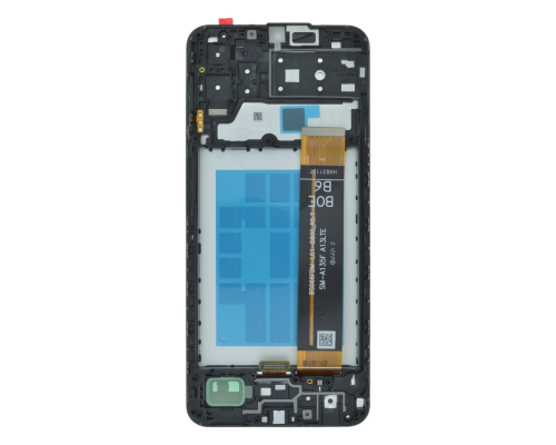Дисплей Samsung M135 Galaxy M13 (2022) з сенсором та рамкою black (Brand Pack) PLS-00-00126115