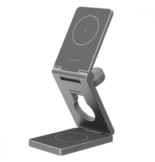 Бездротовий зарядний пристрій Proove Titan Volt 3в1 15W gray PLS-00-00132453