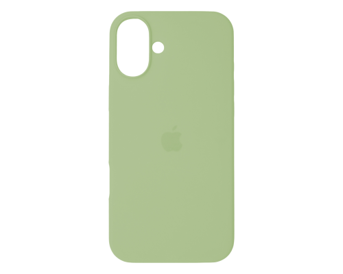 Чохол Silicone Case Full Protective iPhone 16 Plus mint PLS-00-00130750