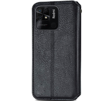 Чохол-книжка Leather Cubic Xiaomi Redmi 10C black PLS-00-00098712
