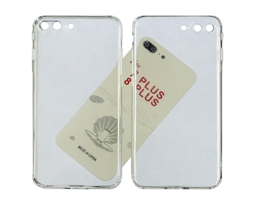 Чохол Silicone KST iPhone 8 Plus clear PLS-00-00098866