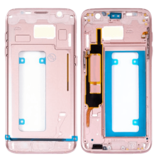 Рамка дисплея Samsung G935 Galaxy S7 Edge pink (Original China) PLS-00-00067656