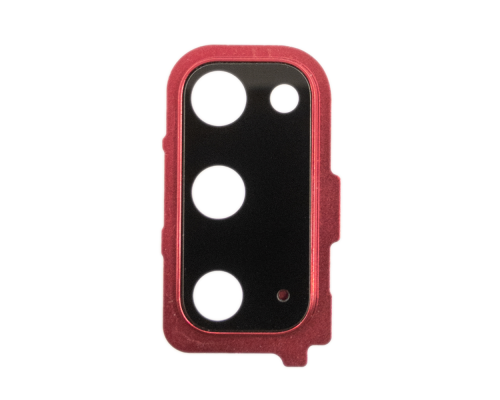 Скло камери Samsung G980F Galaxy S20 з рамкою aura red (Original) PLS-00-00042959