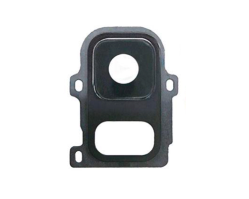 Скло камери Samsung A600 Galaxy A6 2018 з рамкою black PLS-00-00042254