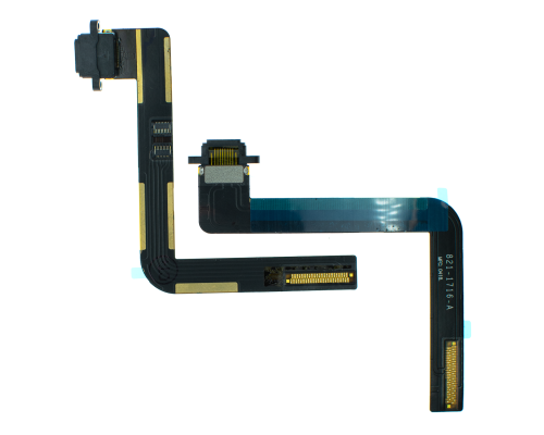 Шлейф iPad 5 Air з роз'ємом зарядки black PLS-00-00098902