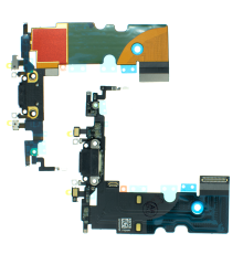 Шлейф iPhone 8 з роз'ємом зарядки black (Original) PLS-00-00079122