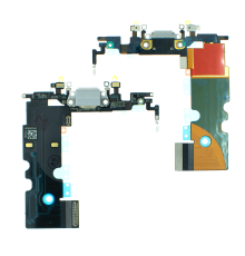 Шлейф iPhone 8 з роз'ємом зарядки white (Original Used) PLS-00-00037639