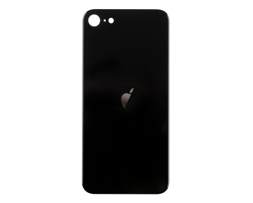 Задня кришка iPhone SE 2 (2020) black (Більший отвір) PLS-00-00081113