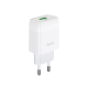 Зарядний пристрій Hoco C72Q 18W 3A 1USB-A white PLS-00-00099203