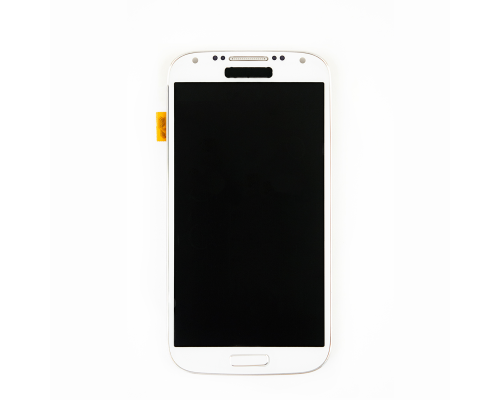 Дисплей Samsung i9500 Galaxy S4 з сенсором та рамкою white (IPS) PLS-00-00019113