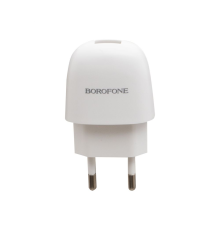Зарядний пристрій Borofone BA49A 10.5W 2.1A 1USB-A white PLS-00-00054133