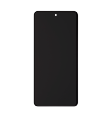 Дисплей Samsung A715 Galaxy A71 (2020) з сенсором та рамкою black (OLED) (Small size) PLS-00-00059688