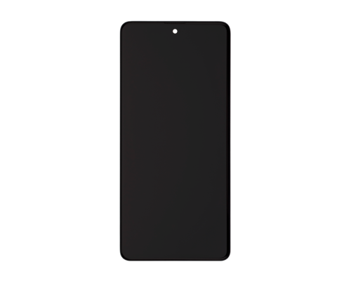 Дисплей Samsung A715 Galaxy A71 (2020) з сенсором та рамкою black (OLED) (Small size) PLS-00-00059688