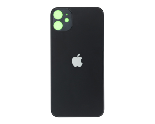 Задня кришка iPhone 11 black (Більший отвір) PLS-00-00027619