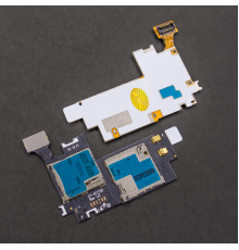 Шлейф Samsung N7100 Note 2 з роз'ємом для SIM карти (Original Used) PLS-00-00016508