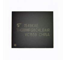 Мікросхема пам'яті TOSHIBA THGBMFG8C4LBAIR, 32GB, BGA-153, Rev. 1.7 (MMC 5.0, MMC 5.01) PLS-00-00016669