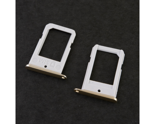 Тримач SIM-карти Samsung G925F Galaxy S6 EDGE gold PLS-00-00014716