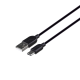 Зарядний пристрій Borofone BA52A 10.5W 2.1A 1USB-A з кабелем Type-C black PLS-00-00068120