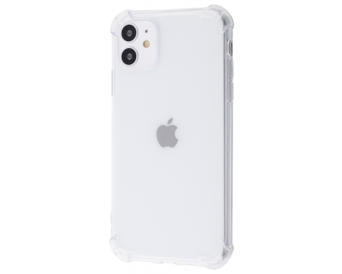 Чохол WXD Silicone 0.8 mm HQ iPhone 11 transparent PLS-00-00078933