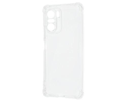 Чохол WXD Silicone 0.8 mm HQ Xiaomi Poco F3 transparent PLS-00-00078513