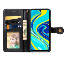 Чохол-книжка Leather GETMAN with card holder Xiaomi Redmi 9A black PLS-00-00088175