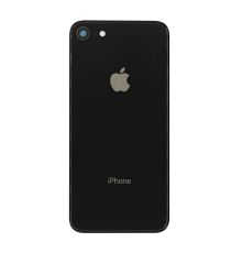 Задня кришка iPhone 8 зі склом камери black (Original China) PLS-00-00023285