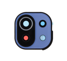 Скло камери Xiaomi Mi 11 Lite з рамкою blue (Original) PLS-00-00079591