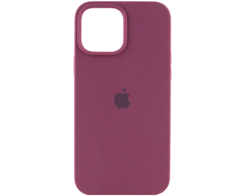 Чохол Silicone Case Full Protective iPhone 14 Pro plum PLS-00-00098143