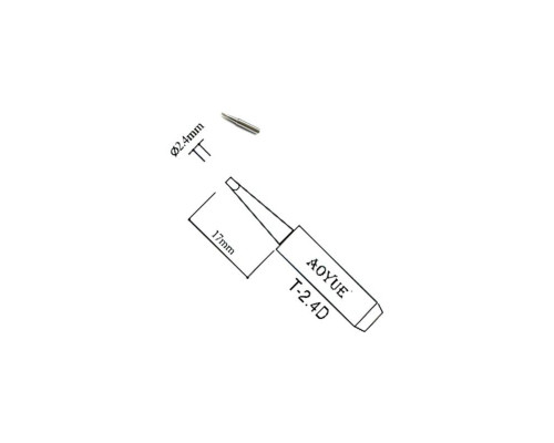 Паяльне жало AOYUE T-2.4D st-7141